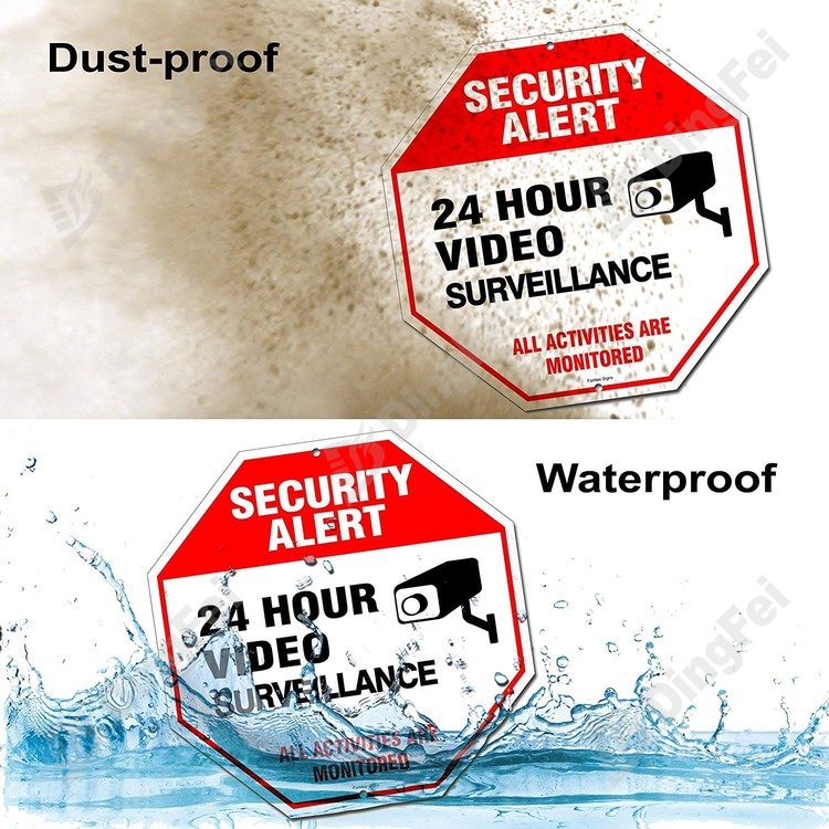 Video Surveillance Signs - 